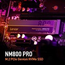 LEXAR LNM800 PRO INTERNAL SSD M.2 PCIe Gen 4*4 NVMe 2280 - 512GB