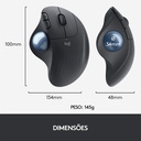 LOGITECH ERGO M575 WIRELESS TRACKBALL