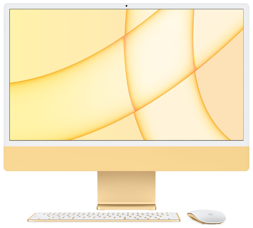 Apple iMac 24" 4.5K M1 Chip 8-Core GPU Magic Keyboard with Touch ID 8GB/512GB
