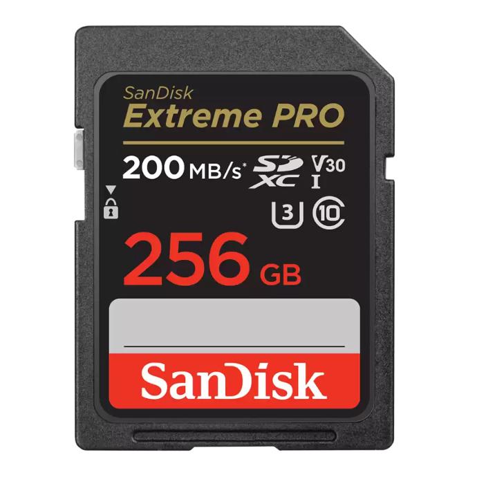 SanDisk Extreme Pro SD 256GB Memory Card